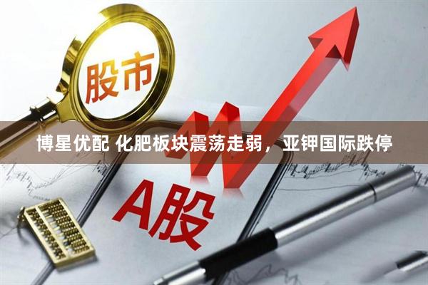 博星优配 化肥板块震荡走弱，亚钾国际跌停