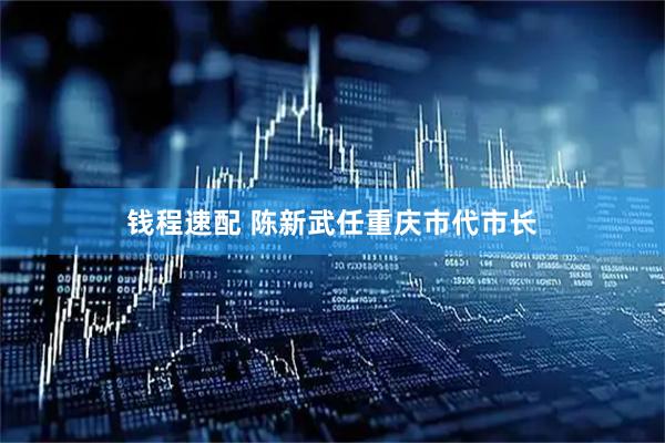 钱程速配 陈新武任重庆市代市长