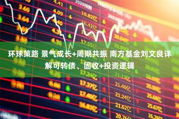 环球策路 景气成长+周期共振 南方基金刘文良详解可转债、固收+投资逻辑