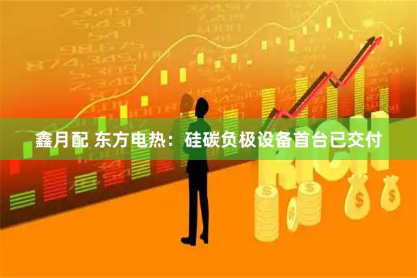 鑫月配 东方电热：硅碳负极设备首台已交付