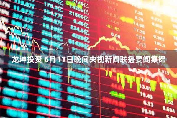 龙坤投资 6月11日晚间央视新闻联播要闻集锦