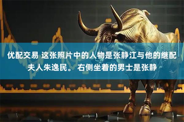 优配交易 这张照片中的人物是张静江与他的继配夫人朱逸民。 右侧坐着的男士是张静